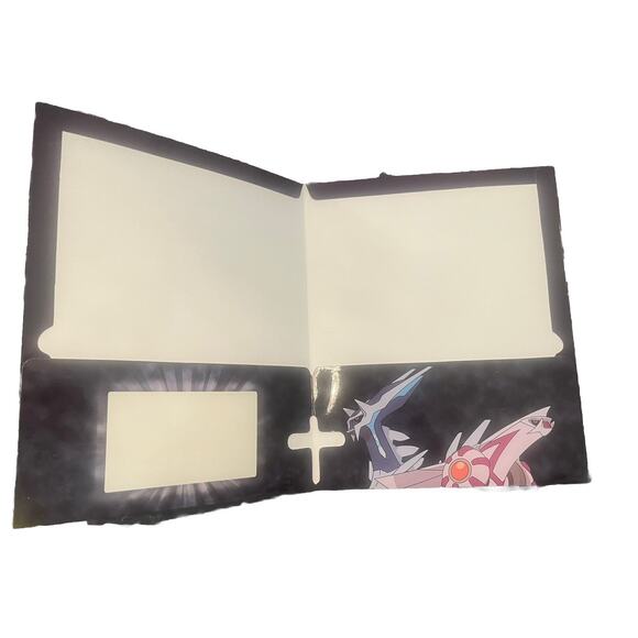 VTG New Pokemon Paper 3 Ring Folder Organizer Pokémon Binder -Mint!! Unpunched! - Picture 4 of 5
